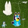 Bluey Paint Your Own Ceramic Stepping Stone Kit, Measures 7 Inches, Includes Acrylic Paints & Paintbrush