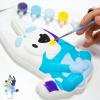 Bluey Paint Your Own Ceramic Stepping Stone Kit, Measures 7 Inches, Includes Acrylic Paints & Paintbrush