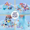 Bluey SLIMYGLOOP Mix’EMS – Muffin Cloud Slime, Marshmallow-Scented, Includes Glitter, Foam Balls & Collectible Muffin Charm(Bluey)