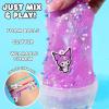 Bluey SLIMYGLOOP Mix’EMS – Muffin Cloud Slime, Marshmallow-Scented, Includes Glitter, Foam Balls & Collectible Muffin Charm(Kuromi)