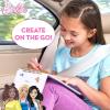 Bluey Sketchbook, 20-Page Coloring Book with Bluey Stickers & Glitter Pen, Fun Art Supplies for Kids, Great Kids Gifts(Barbie)