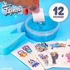 SLIMYGLOOP Tattoozee, Bluey Tattoo Transfer Slime Kit, Sensory Play for Kids Ages 6+, Cotton Candy Scented, Glitter Texture(Bluey)