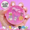 SLIMYGLOOP Tattoozee, Bluey Tattoo Transfer Slime Kit, Sensory Play for Kids Ages 6+, Cotton Candy Scented, Glitter Texture(Hello Kitty)