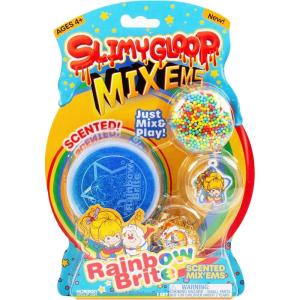 Bluey SLIMYGLOOP Mix’EMS – Muffin Cloud Slime, Marshmallow-Scented, Includes Glitter, Foam Balls & Collectible Muffin Charm(Rainbow Brite)