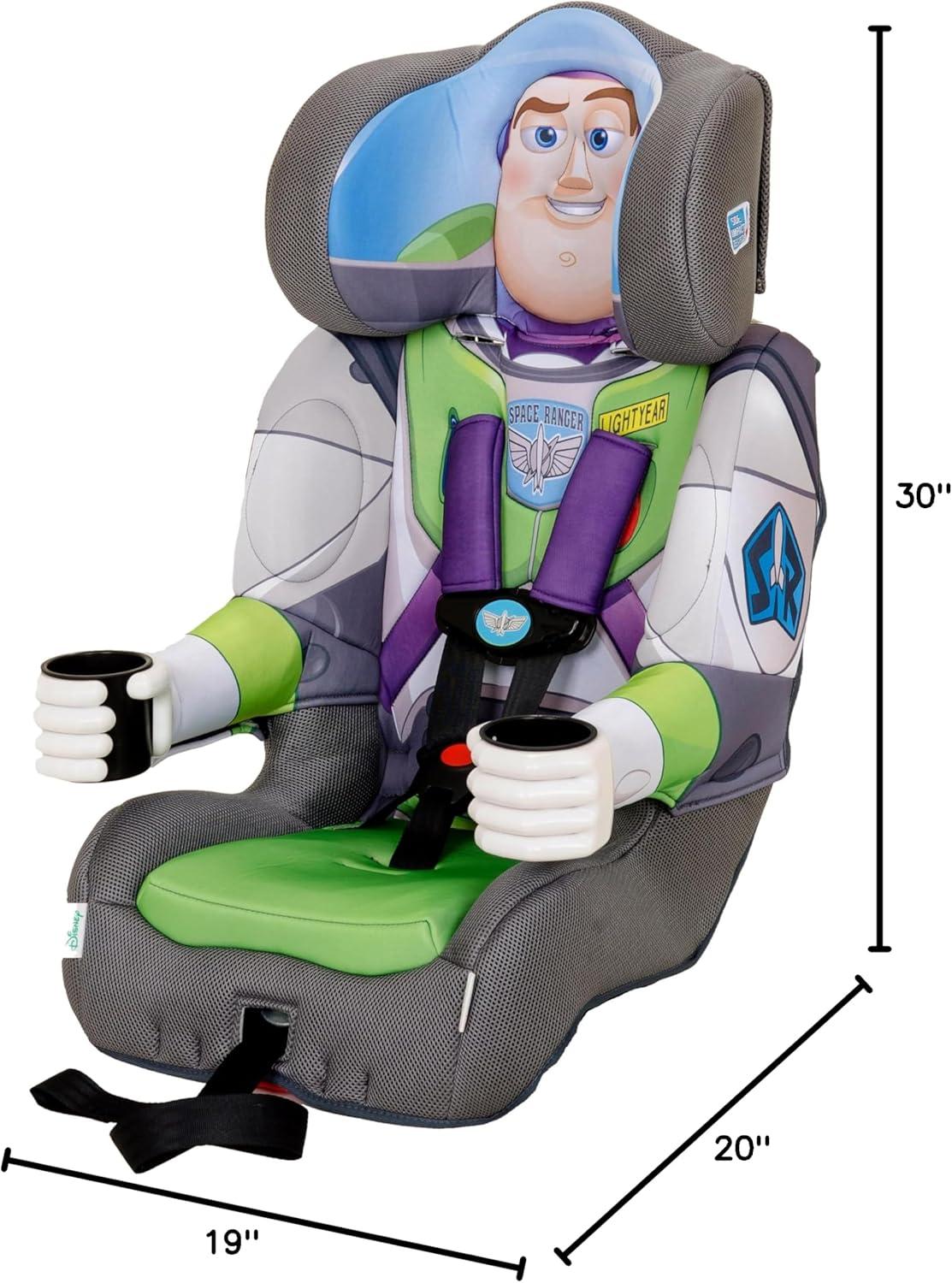 image:imageKidsEmbrace 2in1 Car Seat ForwardFacing Harness 26565 lbs amp Booster Mode 40100 lbs Latch Premium Fit with MultiPosition Headrest Harness amp ReclineBuzz Lightyear