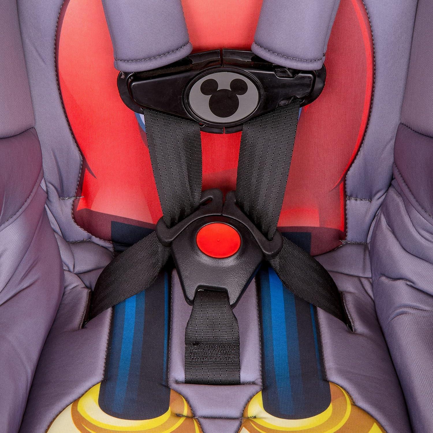 image:imageKidsEmbrace 2in1 Car Seat ForwardFacing Harness 26565 lbs amp Booster Mode 40100 lbs Latch Premium Fit with MultiPosition Headrest Harness amp ReclineMickey Mouse