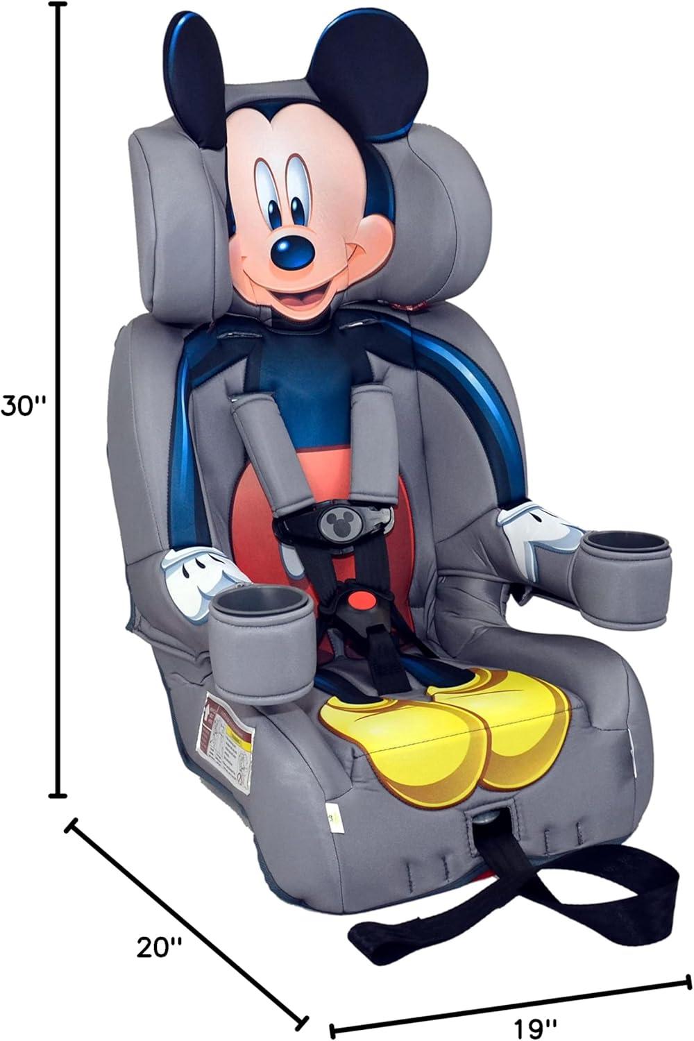image:imageKidsEmbrace 2in1 Car Seat ForwardFacing Harness 26565 lbs amp Booster Mode 40100 lbs Latch Premium Fit with MultiPosition Headrest Harness amp ReclineMickey Mouse