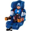 KidsEmbrace 2-in-1 Car Seat | Forward-Facing Harness (26.5–65 lbs) & Booster Mode (40–100 lbs) | Latch | Premium Fit with Multi-Position Headrest, Harness & Recline(Captain America)