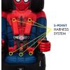 KidsEmbrace 2-in-1 Car Seat | Forward-Facing Harness (26.5–65 lbs) & Booster Mode (40–100 lbs) | Latch | Premium Fit with Multi-Position Headrest, Harness & Recline(Spider-Man)
