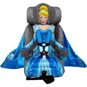 KidsEmbrace 2-in-1 Car Seat | Forward-Facing Harness (26.5–65 lbs) & Booster Mode (40–100 lbs) | Latch | Premium Fit with Multi-Position Headrest, Harness & Recline(Cinderella (Blue))