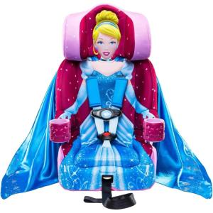 KidsEmbrace 2-in-1 Car Seat | Forward-Facing Harness (26.5–65 lbs) & Booster Mode (40–100 lbs) | Latch | Premium Fit with Multi-Position Headrest, Harness & Recline(Cinderella (Pink))