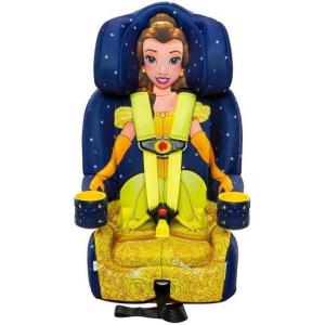 KidsEmbrace 2-in-1 Car Seat | Forward-Facing Harness (26.5–65 lbs) & Booster Mode (40–100 lbs) | Latch | Premium Fit with Multi-Position Headrest, Harness & Recline(Princess Belle)