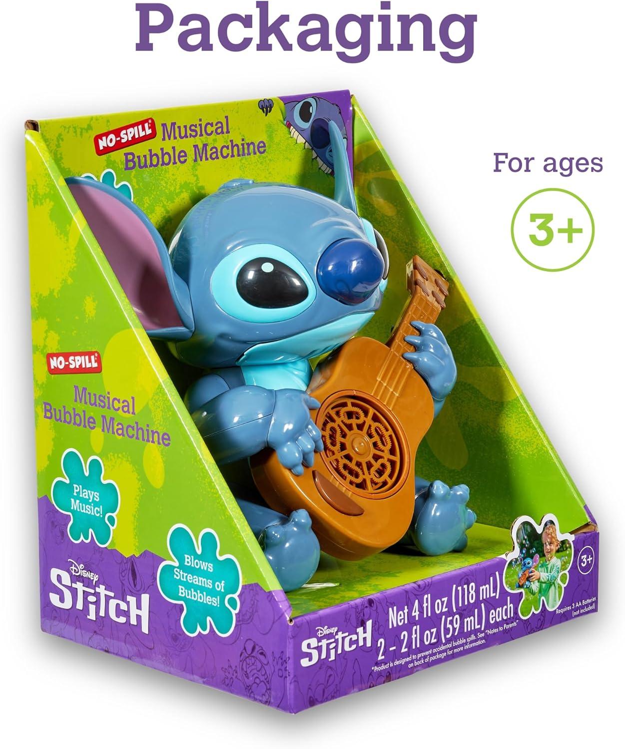image:imageBLUEY NO Spill Musical Bubble Machine Bubble Toy for Baby Toddlers and Kids Amazon Toys Exclusive with 16 oz of Extra Bubble Solution Bubble Solution Bottle Colors Will VaryStitch