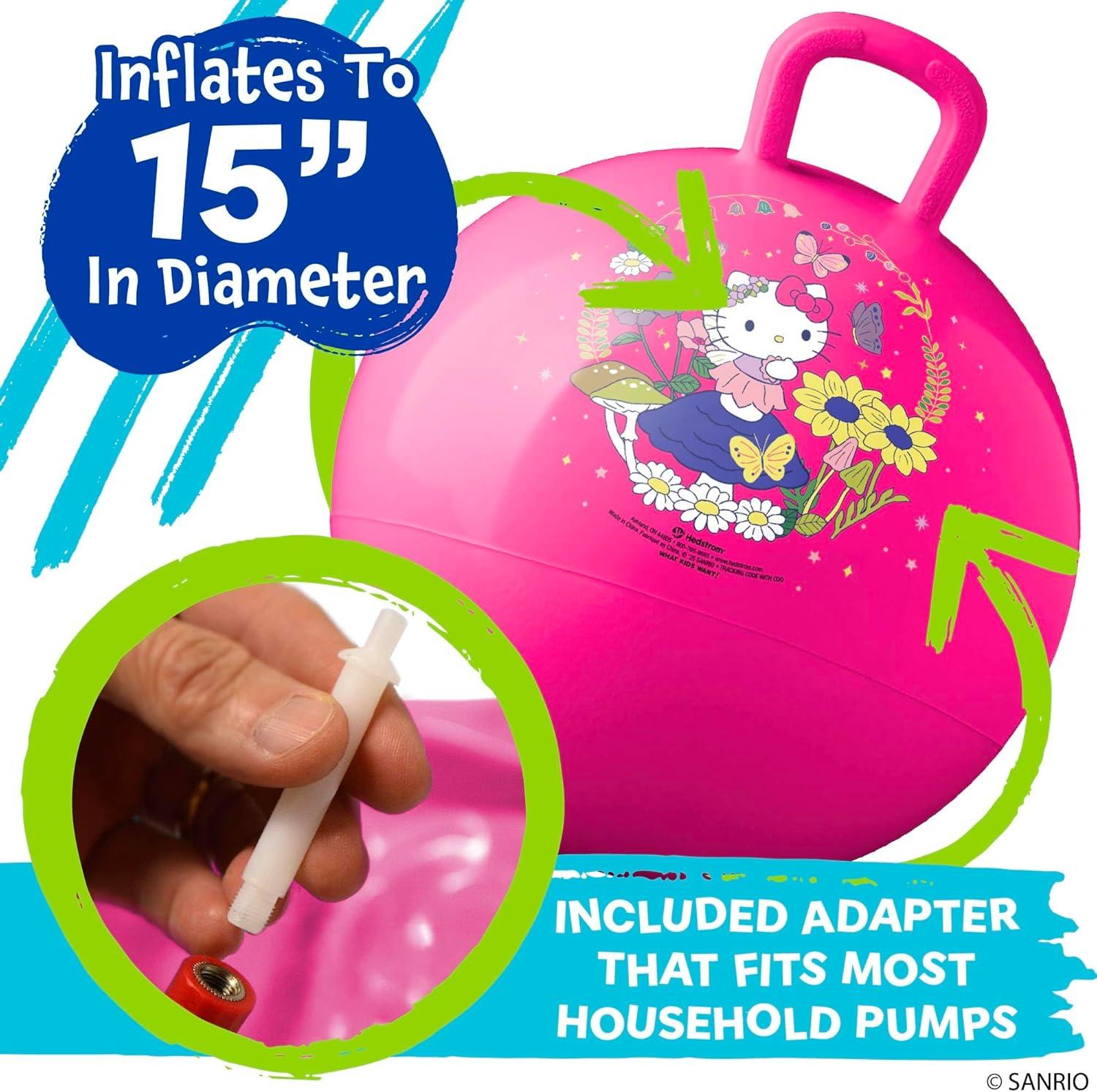 image:imageHedstrom Hopper Ball Jumping Ball for Kids 15 Inch BlueyHello Kitty