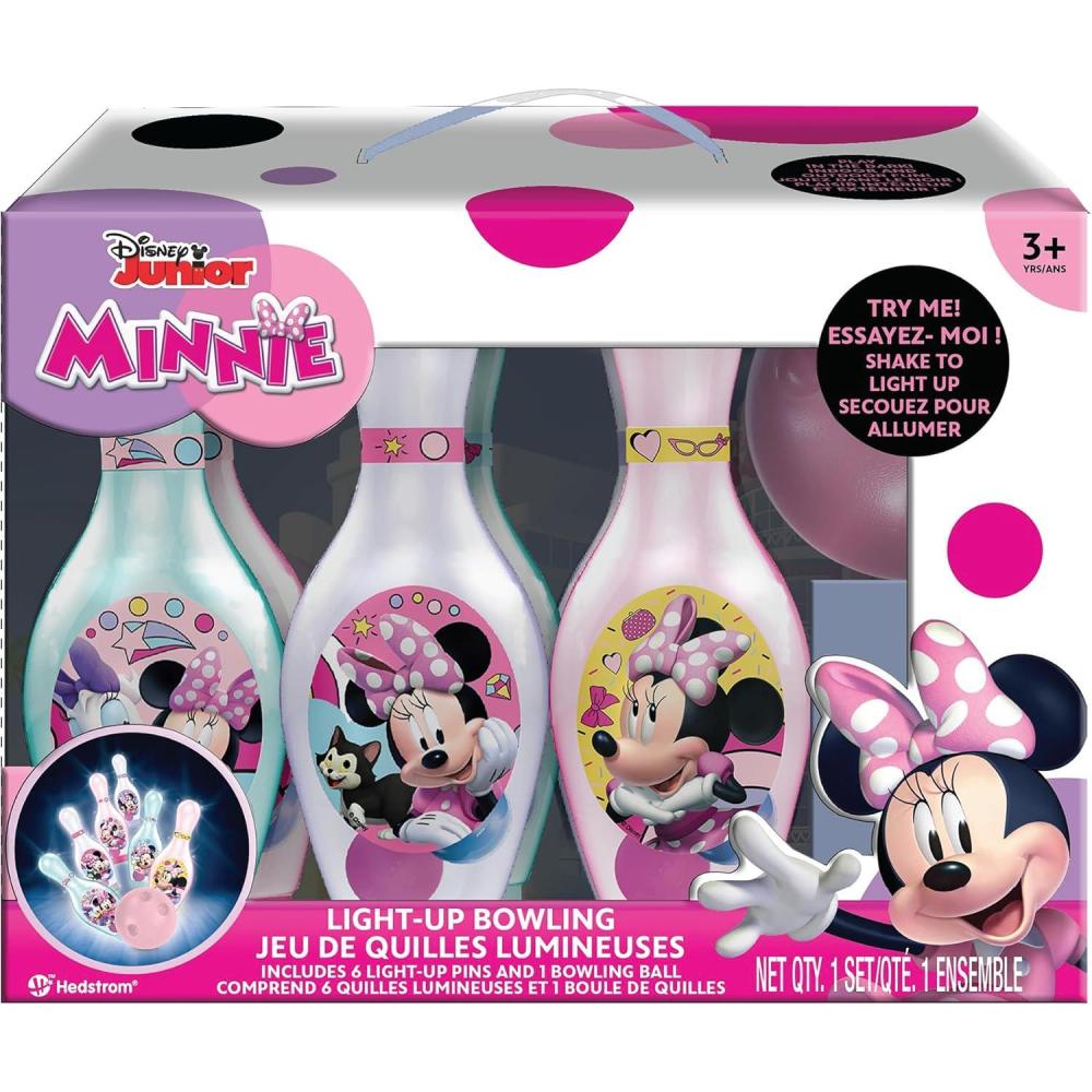 image:imageHedstrom Light Up Bowling Set Game BlueyMinnie Mouse