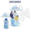 BLUEY NO Spill Musical Bubble Machine | Bubble Toy for Baby, Toddlers and Kids | Amazon Toys Exclusive with 16 oz of Extra Bubble Solution (Bubble Solution Bottle Colors Will Vary)(Bluey)