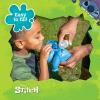 BLUEY NO Spill Musical Bubble Machine | Bubble Toy for Baby, Toddlers and Kids | Amazon Toys Exclusive with 16 oz of Extra Bubble Solution (Bubble Solution Bottle Colors Will Vary)(Stitch)