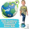 Soccer Ball 7 Inch for Kids 3+ Years Old, Ships Deflated, Bluey Jr(Bluey Jr)