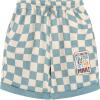 Bluey Drop Shoulder T-Shirt and Shorts Outfit Set Toddler to Big Kid Sizes (2T – 10-12)(Cream / Blue)