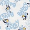 Bluey Waffle T-Shirt & Shorts Set Infant to Little Kid Sizes (12 Months – 7-8)(Off-white / Blue)