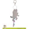 Bluey Bag Charms with Lobster Clip Official License, Liquid and Pave Crystal Charm Keychains(Bluey Stars)