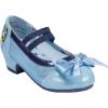 Bluey Mary Jane High Heels for Toddlers – Officially Licensed Bow Ballet Slippers and Kids Dress Shoes(Light Blue)