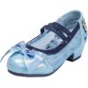 Bluey Mary Jane High Heels for Toddlers – Officially Licensed Bow Ballet Slippers and Kids Dress Shoes(Light Blue)