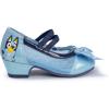Bluey Mary Jane High Heels for Toddlers – Officially Licensed Bow Ballet Slippers and Kids Dress Shoes(Light Blue)
