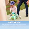 Dynacraft Bluey Riding Toys for Toddlers — 3-in-1 Push Trike & 4-Wheel Balance Bike(Light Blue)