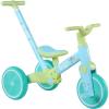 Dynacraft Bluey Riding Toys for Toddlers — 3-in-1 Push Trike & 4-Wheel Balance Bike(Blue)
