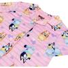 Bluey Girls’ 2-piece Loose-fit Button Down Matching Pajama Set, Soft & Cute for Kids(Bluey Hearts)