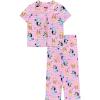 Bluey Girls’ 2-piece Loose-fit Button Down Matching Pajama Set, Soft & Cute for Kids(Bluey Hearts)